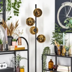 hofstein Koyoto Lampadaire 31 cm Or, 4 lumières