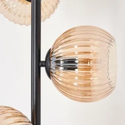 Lampes À Boules-hofstein Koyoto Lampadaire Ambre, 3 lumières