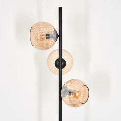 Lampes À Boules-hofstein Koyoto Lampadaire Ambre, 3 lumières