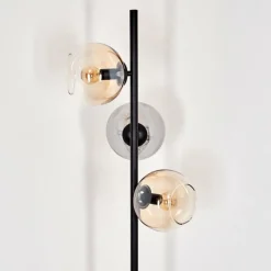 hofstein Koyoto Lampadaire Ambre, Clair, Fumé, 3 lumières