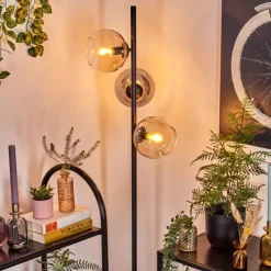 hofstein Koyoto Lampadaire Ambre, Clair, Fumé, 3 lumières