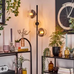 hofstein Koyoto Lampadaire Ambre, Clair, Fumé, 3 lumières