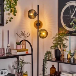 Lampes Dorées-hofstein Koyoto Lampadaire Bleu, Or, Vert, Clair, 3 lumières