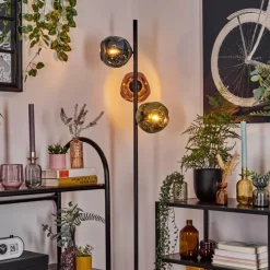 hofstein Koyoto Lampadaire Bleu, Vert, Cuivré, 3 lumières