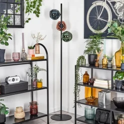 hofstein Koyoto Lampadaire Bleu, Vert, Cuivré, 3 lumières