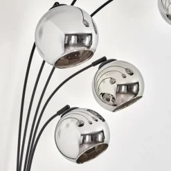 hofstein Koyoto Lampadaire Chrome, 5 lumières