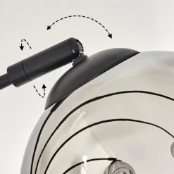 hofstein Koyoto Lampadaire Chrome, 5 lumières