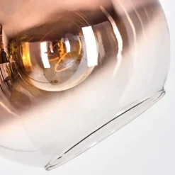 hofstein Koyoto Lampadaire Chrome, Noir, 1 lumière