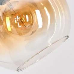 hofstein Koyoto Lampadaire Chrome, Noir, 1 lumière