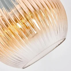 hofstein Koyoto Lampadaire Chrome, Noir, 1 lumière