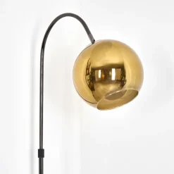 hofstein Koyoto Lampadaire Chrome, Noir, 1 lumière