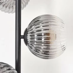 hofstein Koyoto Lampadaire Clair, Fumé, 3 lumières