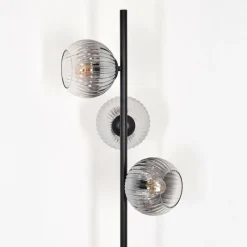 hofstein Koyoto Lampadaire Clair, Fumé, 3 lumières