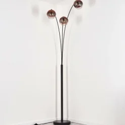 hofstein Koyoto Lampadaire Noir, 3 lumières