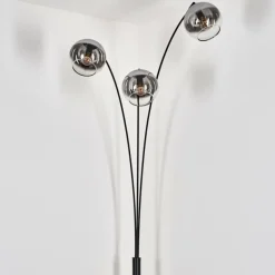 hofstein Koyoto Lampadaire Noir, 3 lumières