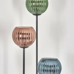 hofstein Koyoto Lampadaire Noir, 3 lumières