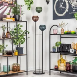 hofstein Koyoto Lampadaire Noir, 3 lumières