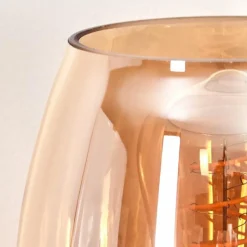 hofstein Koyoto Lampe à poser 15 cm Ambre, 1 lumière