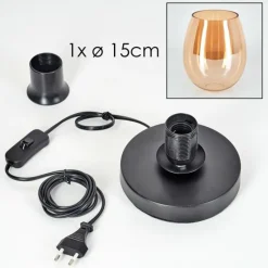 hofstein Koyoto Lampe à poser 15 cm Ambre, 1 lumière