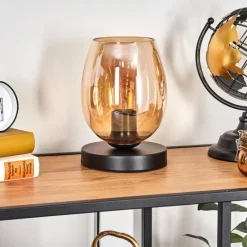 hofstein Koyoto Lampe à poser 15 cm Ambre, 1 lumière