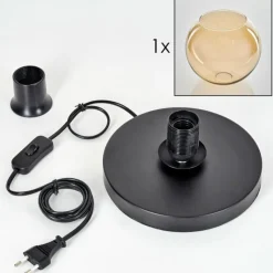 hofstein Koyoto Lampe à poser 20 cm Ambre, 1 lumière