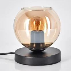 hofstein Koyoto Lampe à poser 15 cm Ambre, 1 lumière