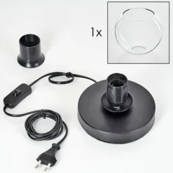 hofstein Koyoto Lampe à poser 15 cm Clair, 1 lumière