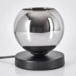 hofstein Koyoto Lampe à poser 15 cm Chrome, 1 lumière