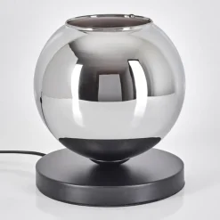 hofstein Koyoto Lampe à poser 20 cm Chrome, 1 lumière