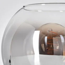 hofstein Koyoto Lampe à poser 20 cm Clair, Fumé, 1 lumière