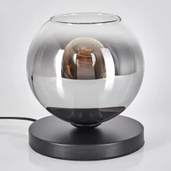 hofstein Koyoto Lampe à poser 20 cm Clair, Fumé, 1 lumière