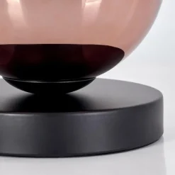 hofstein Koyoto Lampe à poser 15 cm Clair, Cuivré, 1 lumière