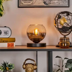 hofstein Koyoto Lampe à poser 15 cm Noir, 1 lumière