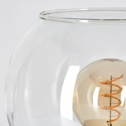 hofstein Koyoto Lampe à poser 25 cm Noir, 1 lumière