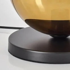 hofstein Koyoto Lampe à poser 25 cm Noir, 1 lumière