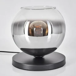 hofstein Koyoto Lampe à poser 25 cm Noir, 1 lumière