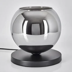 hofstein Koyoto Lampe à poser 25 cm Noir, 1 lumière