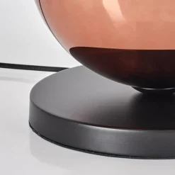 hofstein Koyoto Lampe à poser 25 cm Noir, 1 lumière