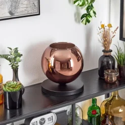 hofstein Koyoto Lampe à poser 25 cm Noir, 1 lumière