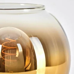 hofstein Koyoto Lampe à poser 20 cm Or, Clair, 1 lumière