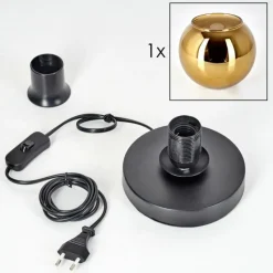 hofstein Koyoto Lampe à poser 15 cm Or, 1 lumière