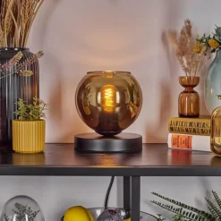 hofstein Koyoto Lampe à poser 15 cm Or, 1 lumière