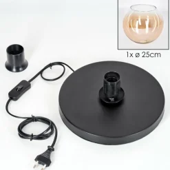 hofstein Koyoto Lampe à poser Ambre, Clair, 1 lumière