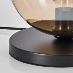 hofstein Koyoto Lampe à poser Ambre, Clair, 1 lumière