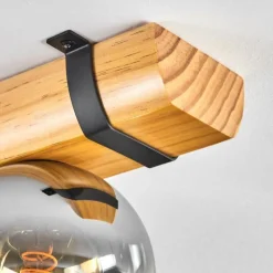 hofstein Koyoto Plafonnier, Boule lumineuse Écru, Noir, 5 lumières