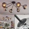 hofstein Koyoto Plafonnier, Boule lumineuse 80 cm Clair, Fumé, 6 lumières