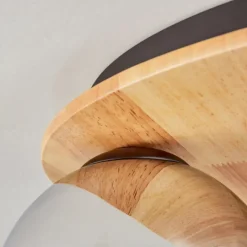 hofstein Koyoto Plafonnier, Boule lumineuse 40 cm Écru, Noir, 3 lumières