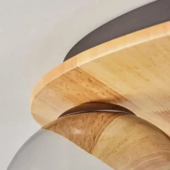 hofstein Koyoto Plafonnier, Boule lumineuse 40 cm Écru, Noir, 3 lumières