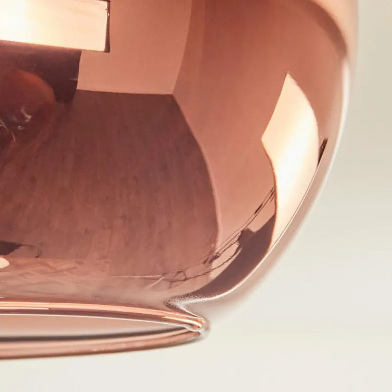 hofstein Koyoto Plafonnier, Boule lumineuse 40 cm Écru, Noir, 3 lumières