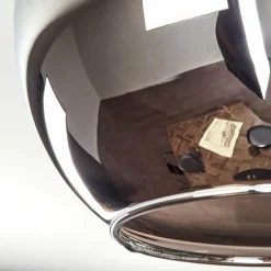 hofstein Koyoto Plafonnier, Boule lumineuse Chrome, Fumé, 3 lumières